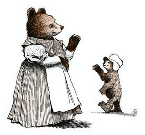 Mother Bear and Little Bear; illustration by Maurice Sendak