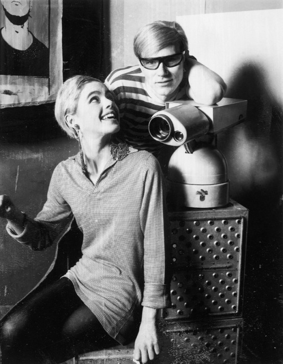 Edie Sedgwick and Andy Warhol