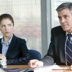 George Clooney (right) with Anna Kendrick as his protege. No, this is not *that* neck shot. None of these are.