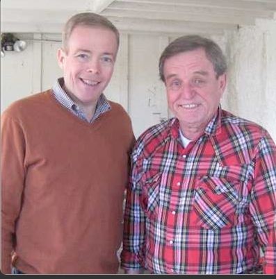 David W. Streets with Jerry
