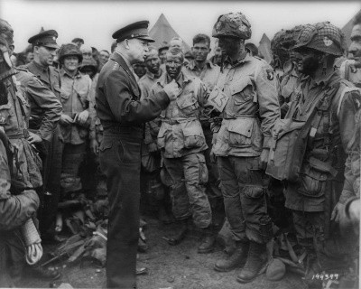 Ike on D-Day. (U.S. Library of Congress)