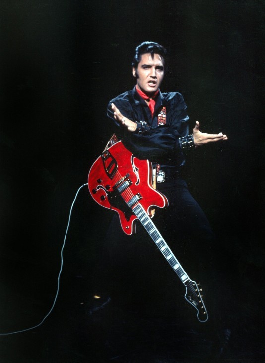 elvis presley guitar wallpaper