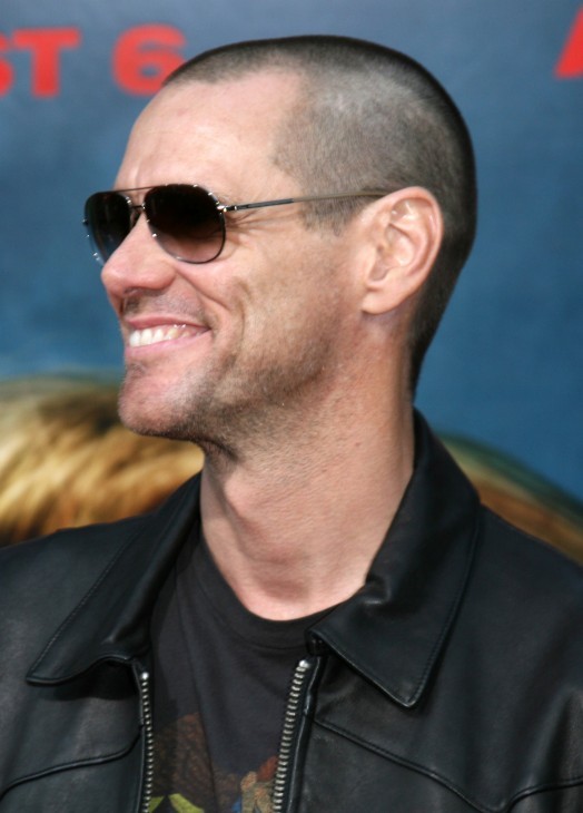 Jim Carrey With Shaved Head Who2