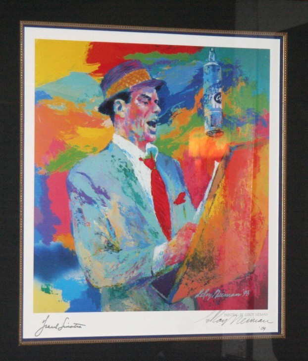 Portrait of Frank Sinatra by LeRoy Neiman (image supplied by WENN)