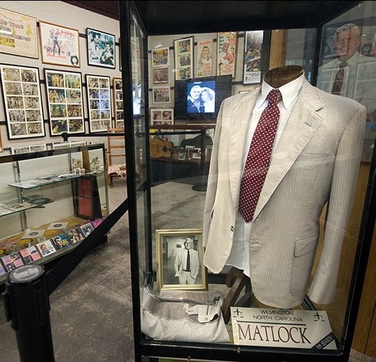 Matlock's jacket in the Andy Griffith Museum