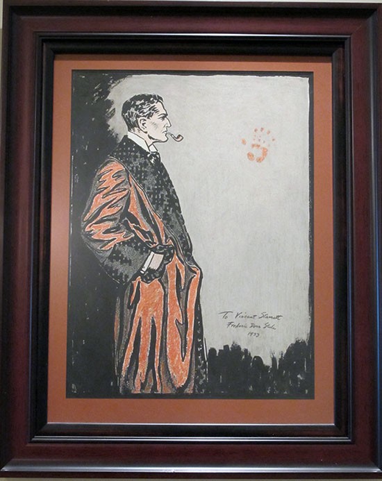 Drawing of Sherlock from 1903 by Frederic Dorr Steele