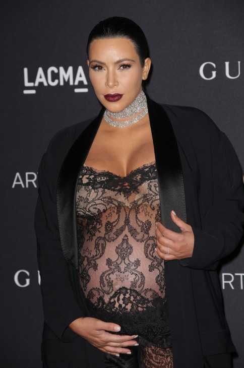 Kim Kardashian at the LACMA 2015 Art+Film Gala on 09 Nov 2015. (FayesVision/WENN.com)