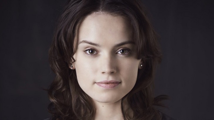 The actress Daisy Ridley in a professional head shot posted on the Internet Movie DataBase.