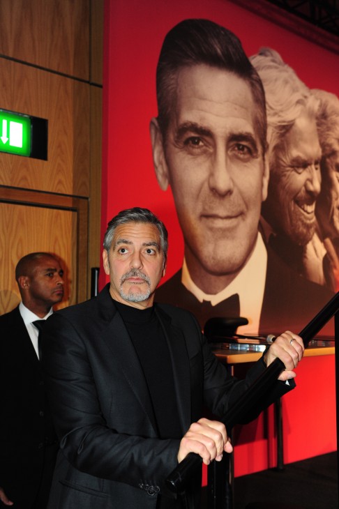 George Clooney meets Nicola Sturgeon and other celebrities at the Scottish Business Awards ceremony Featuring: George Clooney Where: Edinburgh, United Kingdom When: 12 Nov 2015 Credit: WENN.com