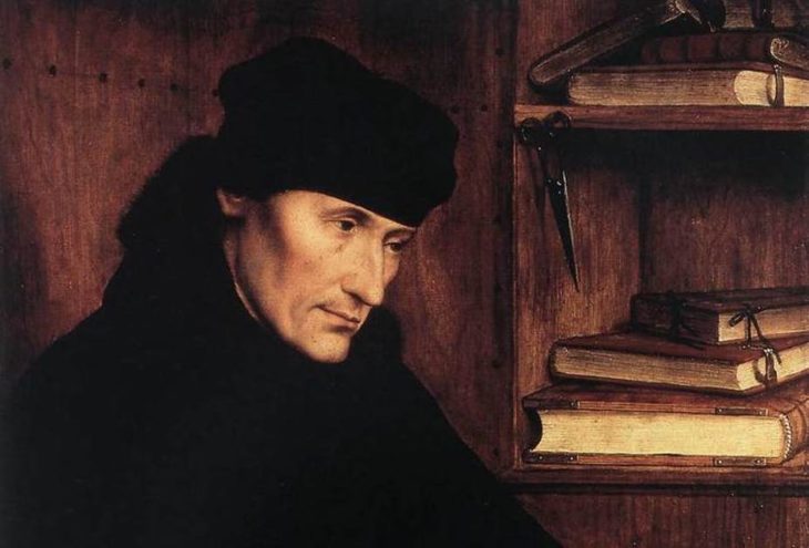 Painting of Desiderius Erasmus